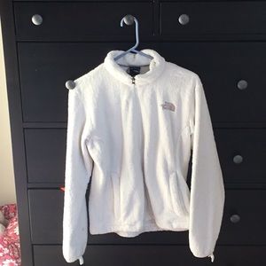 white north face jacket